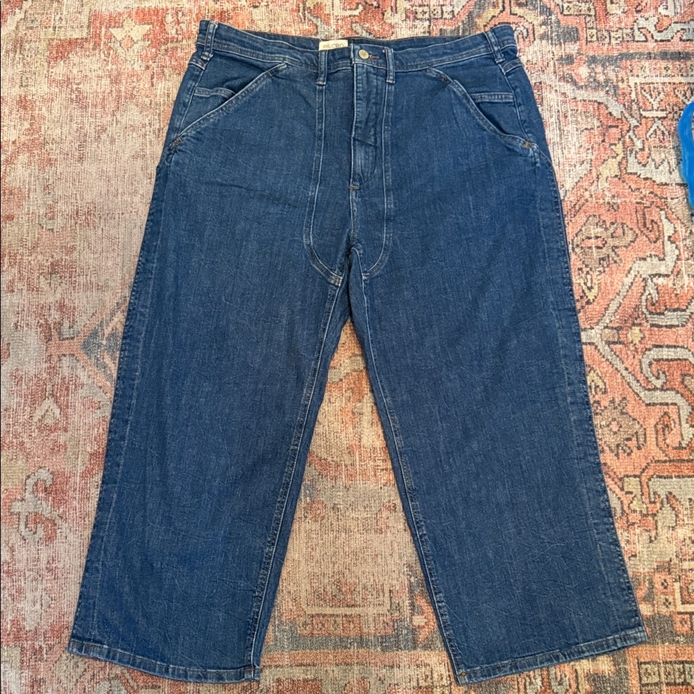 Pilcro Western Wide Leg Jeans